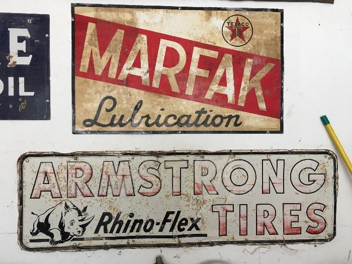 Vintage Petrol Signage