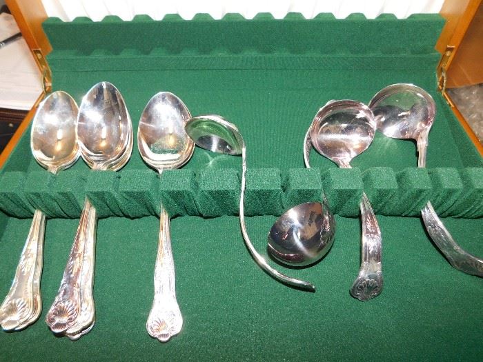 silver serving pieces