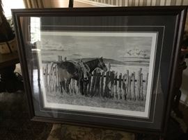 Lot 123: Dino Cornay "The Veteran" Signed Print