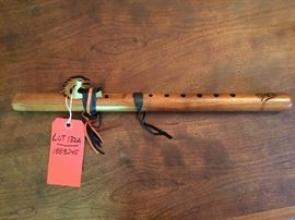 Lot 132A: Carved Wood Native American Flute “High Spirits"