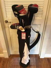 Lot 140: Set of Golf Clubs w/Bag