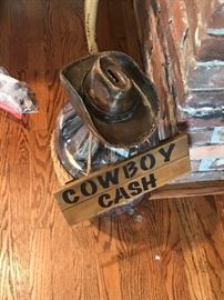 Lot 152A: "Cowboy Cash" Piggy Bank