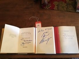 Lot 181: 3 Books Signed to Tex McIver by Zell Miller, Newt Gingrich, Oliver North (Photo 2 of 2)