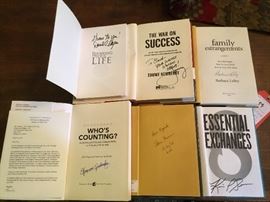 Lot 184: 6 Signed Books (Photo 2 of 2)