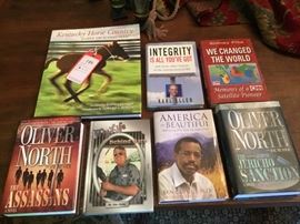 Lot 186: 7 Books Inscribed to Diane, Ben Carson, Oliver North, Others (Photo 1 of 2)