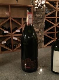 Lot 217: Large Alfred Gratien Champagne Bottle 