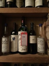 Lot 225: Lot of 5 Wine Bottles with Party Guest Signatures