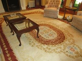 Huge wool area rug