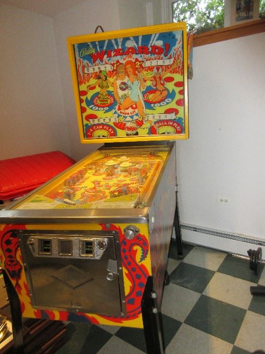 Wizard pinball machine