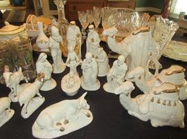 Large Nativity set