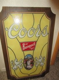 Vintage Coors sign