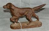 Iron Dog door stop.H:4" W:8"