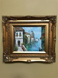 Oil in canvas