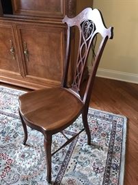 Inlaid side chair