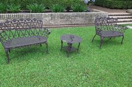 ornate garden seating