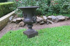 steel planter, 1 of several