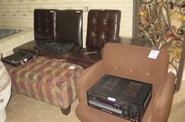 office furniture in portico