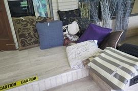 a few of the 100 + cushions in home