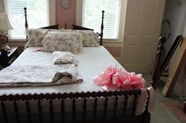 Bed #2.  Comes with mattress and all linens on bed.