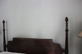 Headboard detail for this bed.