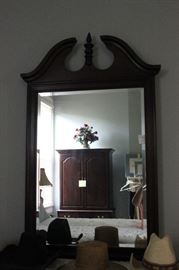 Mirror for triple dresser in previous photo.