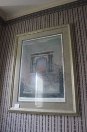 Picture by Donald Farnsworth.  Triumphal Arch.  Beautifully matted and framed.