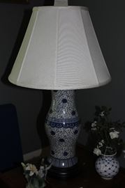 We have two of these wonderful blue/white lamps.