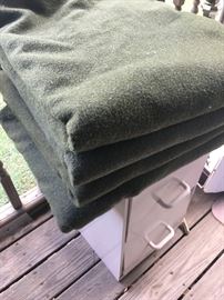 USA Stamped wool Military Blankets 