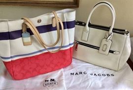 Authentic Coach & Marc Jacobs Purses