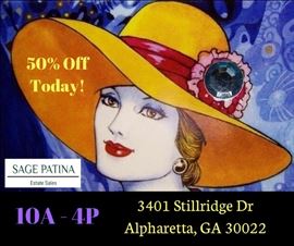SAGE PATINA Estate Sales - 50% Off Today!
