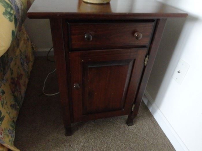 old end table cabinet