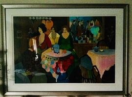 Tea Over Tiles, Artist Itzchak Tarkay