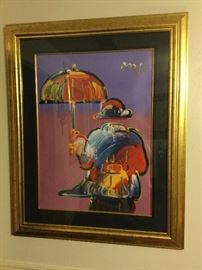 Umbrella Man, Artist Peter Max