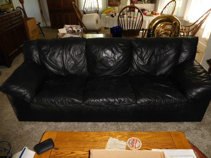 leather  sofa(as  is)