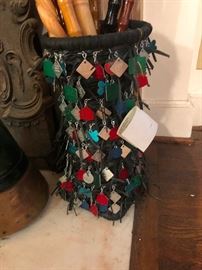 Polly Harrison dog tag vase