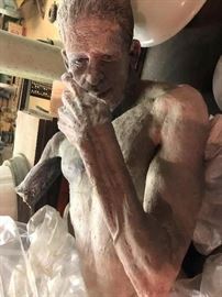 Amazing Clay Folk Art Sculpture (not a mummy)