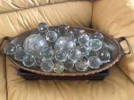antique crystal chandelier balls