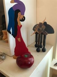 William Accorsi wood puzzle sculpture