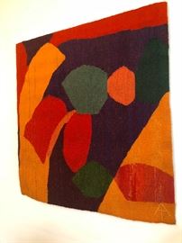 MCM Color Block Abstract Wall Textile