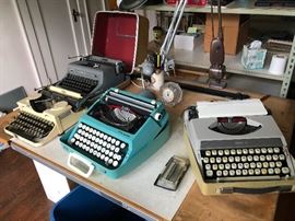 vintage typewriters