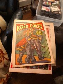 Barnum Bailey Circus World Museum posters 1960