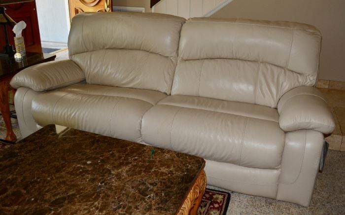 Recently Purchased Leather Sofa Set - purchased with FIVE YEAR warranty