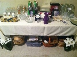 Beautiful Selection Of Smalls, Crystal, Blues, Glasses, Collectibles