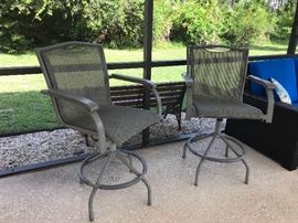 Two patio chairs