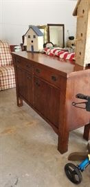 large hand made buffet