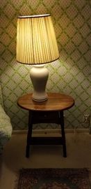 hand made smaller side table with drawer