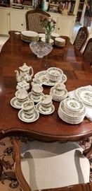 Mason's Manchu pattern china set