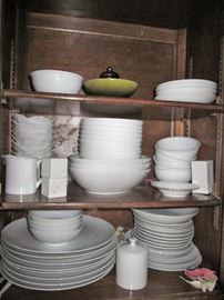 SEVERAL SETS OF DISHES 