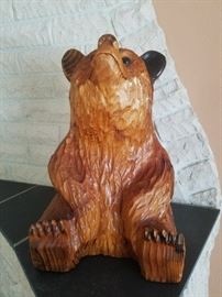 Carved bear