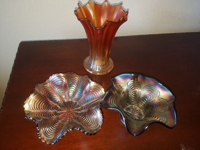 Some really beautiful Carnival Glass